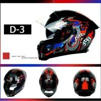 ราคา JIEKAI หมวกกันน็อค แว่น2ชั้น เต็มใบ Size M L XL D1 D4 (13114914956)