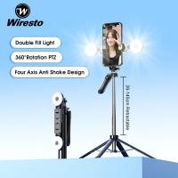 ราคา Wiresto ไม้เซลฟี่ขนาดเล็กไม้เซลฟี่ไม้เซลพี่แบบมีรีโมทขาตตั้งเดสก์ท็อปบลูทูธแบบพกพาที่ยืดได้ป้องกันการสั่นไหวปรับ360 ที่วางขาตั้งแบบหมุนได้ก้านวัตถุโบราณเวลาตัวเองพร้อมไฟเติม LED (22933715428)