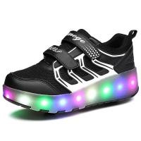 ราคา CODD รองเท้าผ้าใบ รองเท้าโรลเลอร์สเก็ต แบบชาร์จไฟได้ มีไฟ LED ขนาดใหญ่ รับประกันคุณภาพ สําหรับเด็ก และผู้ใหญ่ CVB (21507705376)