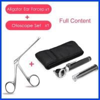 ราคา Ear Pick Ear Endoscope Earwax Remover Hartman Micro Alligator Crocodile Nose Operational Forcep Otoscope Cleaner Clip Tweezer Set (21949340530)