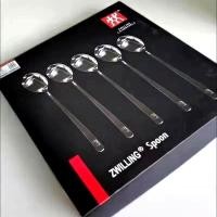 ราคา German Zwilling large rice spoon 5 pieces set of stainless steel spoon 304 food grade soup spoon non stick long handle spoon (22565014253)