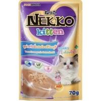 ราคา ยกลัง 48 ซอง Nekko อาหารแมวเปียกยกลัง งดคละรส ขนาด 70 กรัม (22197668626)