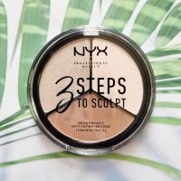 ราคา นิกซ์ คอนทัวร์พาเลต สำหรับคอนทัวร์และไฮไลท์ 3 Steps to Sculpt Face Sculpting Palette 5 g NYX Highlighter and Contour Palette (15189819442)