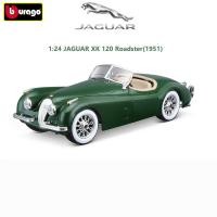 ราคา 2023Bburago Jaguar XK120 Roadster 1951รถวินเทจ1 24รถ Diecast Cars รุ่นของเล่นของขวัญสำหรับเด็กผู้ใหญ่ (20936625943)