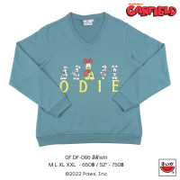 ราคา แตงโม SUIKA เสื้อยืดคอวีแขนยาว การ์ฟิล์ด GF FV 066 (17197812866)