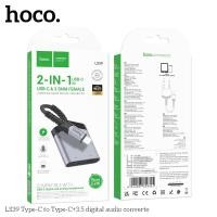 ราคา Hoco หางหนู Type C to type C และ Aux 3 5 ให้ชาร์จไปและใช้หูฟังสายไปพร้อมกันได้ Digital Audio Converter LS39 LS40 (22581642697)