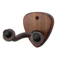 ราคา LOU Wall Mount Guitar Hanger Hook Wood Base Banjo Bass Acoustic Electric Guitar Neck Holder Stand with Picks Slot (21443494255)