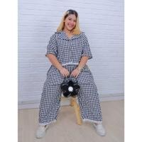 ราคา ส่งฟรี A203 เสื้อเชิ้ตครอปลูกไม้ เสื้อเชิ้ตสาวอวบ เสื้อเชิ้ตคนอ้วน เสื้อเชิ้ตไซส์ใหญ่ เสื้อครอปคนอ้วน เสื้อครอปสาวอวบ เสื้อครอปไซส์ใหญ่ ลายสก็อต plussize over size (22961332709)