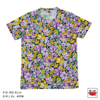 ราคา แตงโม SUIKA เสื้อแตงโม เสื้อยืดคอกลม ลายพิมพ์ลายดอกลิลลี่ P O 152 (21648031276)