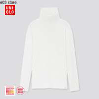 ราคา e03 store Uniqlo Women HEATTECH EXW เสื้อยืดสองตัว แขนยาว ชุดชั้นในที่อบอุ่น 428498 (18172525272)