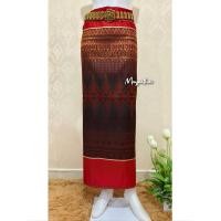 ราคา ผ้าถุง ผ้าซิ่น ผ้าไหมแพรวา กาบแก้วเชิงแดง ขนาด2 หลา (22060079086)