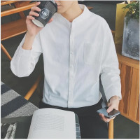 ราคา Mr Zeus แขนสามส่วน แขนยาวสองแบบเสื้อเชิ๊ตคอจีนสบายผ้าฝ้ายผ้าสีทึบมีสามสีที่ให้เลือกจากสีขาวสีดำสีเขียวเสื้อกันหนาวผชเสื้อแขนยาวชา (7218970017)