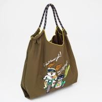 ราคา สุภาพสตรีปักผ้าoxfordถุงช้อปปิ้งมือถือกันน้ําcrossbodyไหล่กระเป๋าวัสดุไนลอน ทันสมัย Toteกระเป๋า (22778068428)