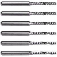 ราคา 6X 2mm x 15mm Carbide Single Flute Spiral End Mill CNC Router Bit (20892378481)