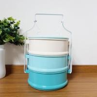 ราคา พร้อมส่งทุกสี ปิ่นโต 3 ชั้น ขนาด 14ซม มี 5 สี เกรดดี ปิ่นโตสีพาสเทล ปิ่นโตโบราณ ปิ่นโตใส่อาหาร เคลือบอีนาเมล กล่องใส่อาหาร วินเทจ (3221692123)