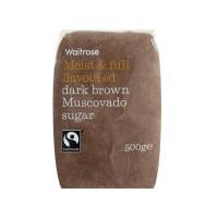 ราคา Waitrose Dark Brown Muscovado Sugar 500g เวทโทรส มัสโควาโด้ น้ำตาลทรายแดง (22353210121)