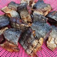 ราคา ปลาสวายย่างรมควัน หั่นชิ้น หอมๆใหม่ๆจากเตา เกรดส่งออก 1000กรัม 20 25ชิ้น กก (22275911797)