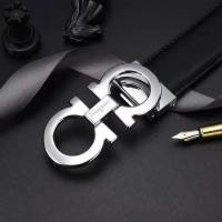 ราคา เข็มขัดวัยรุ่นวัยกลางคนเข็มขัดสูทแบบเป็นทางการรูปที่ 8 เข็มขัดธุรกิจหนังแท้หัวเข็มขัดเข็มขัดผู้ชาย (20621741054)