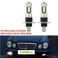 ราคา สำหรับ Mercedes Benz E CLASS W210 E210 S210 1995 2002 2ชิ้น ล็อต CANBus ข้อผิดพลาดฟรี LED ไฟหน้าหมอกโคมไฟหมอก (16404610410)
