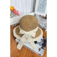 ราคา หมวกสานหญิง รุ่น S028 สไตล์เกาหลีใส่สบาย หมวกเที่ยวทะเล หมวกกันแดด เนื้ออ่อน ปีกกลางๆสามารถพับใส่กระเป๋าได้ (17467072543)