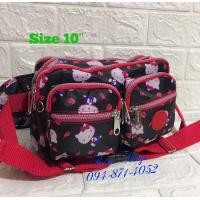 ราคา Kitty โดเรม่อน รุ่นมาใหม่ กระเป๋าคาดเอว 10 นิ้ว (20968111803)