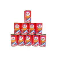 ราคา E 3 1 1 ปลาซาร์ดีนในซอสมะเขือเทศ145กรัม 10 แพ็ค ตราบีเอ็ม ปลากระป๋องสำเร็จรูปแบบฝาดึง (22827949526)