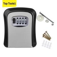 ราคา กุญแจติดผนังจัดระเบียบกล่องล็อคพร้อมรหัสล็อคแบบรวม 4 หลักกุญแจตู้เซฟรหัสผ่านล็อคกล่องเก็บของสำหรับบ้านโรงเรียนโรงแรมไซต์ก่อสร้าง (22865432595)