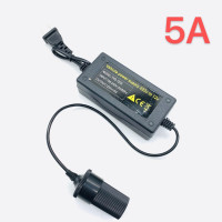 ราคา แปลงไฟบ้าน 220V เป็นไฟรถยนย์ 12V DC 220V to 12V 5A Home Power Adapter Car Adapter AC Plug Black (13044440697)