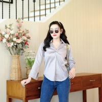 ราคา พร้อมส่ง เสื้อเชิ้ตแขนยาวผ้าซาร่า แต่งอกเกลียว B3 ชั้น2 M7052 (21492687425)