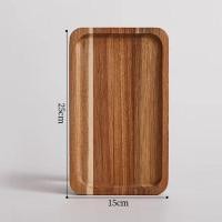 ราคา WOOD ถาดเสิร์ฟ สี่เหลี่ยม Wooden Tray ไม้ยางพารา (22602580010)