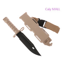 ราคา Caiy MALL กริช M9แบบยุทธวิธีมีดยางสำหรับเป็นของขวัญของเล่นแฟนทหารเก็บเกม CS ฝึกทหารกลางแจ้งเครื่องมืออเนกประสงค์พลาสติกดาบปลายปืน (21120869363)