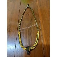 ราคา สร้อยเชือกเทียนถักสีดำห่วงสามสี 1 ห่วงลูกแก้วยาว 24นิ้ว (9732435505)