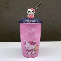 ราคา แก้ว การ์ตูนดิสนีย์ หมี Lotso น่ารัก แถมฟรีหลอดสแตนเลส เก็บความเย็น ดิสนีย์ 450ml (21405829664)