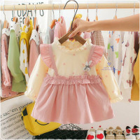 ราคา F0051 ชุดกระโปรงแขนยาว ชุดเดรส สำหรับเด็กผู้หญิง ชุดแขนยาวลำลอง ชุดแขนยาวน่ารักๆ สำหรับเด็ก (17938780054)