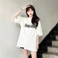 ราคา พร้อมส่งเสื้อยืดลำลอง สไตล์ฮาราจูกุ เสื้อยืดแขนสั้นผู้หญิง สไตล์เกาหลี สตรีท ฮิปฮอป เสื้อหลวม (22565221211)
