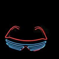 ราคา แว่นตาเรืองแสง LED แว่นตากันแดดสะท้อนแสงเรืองแสง Bril สำหรับใช้ในงานปาร์ตี้ (20962558743)