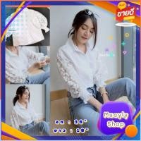 ราคา ? ? ? 2 รวม เสื้อขาว ฉลุ ลูกไม้ เสื้อสีขาว แขนยาว แขนสั้น งานผ้าฝ้าย ปักฉลุ แต่งลูกไม้น่ารักๆละมุนมากจ้า (17395409057)