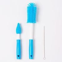 ราคา ชุดแปรงซิลิโคนล้างขวดนม แปรงล้างขวดนม แปรงซิลิโคน ที่ล้างขวดนม อุปกรณ์ล้างขวดนม ทำความสะอาดขวดนมและจุกนม แปรงล้างขวดนมซิลิโคน 3 in 1 สีชมพู เด็กทารก สีชมพู เด็กทารก (22670383804)