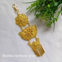 ราคา ตุ้งติ้งพร้อมเข็มขัด ที่ห้อยเข็มขัด เครื่องประดับชุดไทย รหัสT0020 (22073920388)