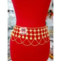 ราคา เข็มขัดระย้าล้านนา สีเงิน รมดำ เครื่องประดับเอว ประดับชุดไทย ยาว 42 นิ้ว สินค้ามีพร้อมส่ง (22593416556)