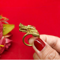 ราคา แหวนทองเหลืองมังกร ฟรีไซส์ ปรับขนาดได้ งานดิบไม่ได้ชุบ ทองเหลืองโบราณ ใส่ได้ทุกโอกาส พร้อมส่ง (22108889030)