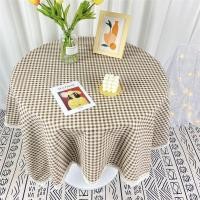 ราคา INS ผ้าปูโต๊ะสไตล์นอร์ดิกแบบเรียบง่ายผ้าปูโต๊ะน้ำชาผ้าฝ้ายผสมผ้าลินินลายสก๊อตผ้าปูโต๊ะอาหารผ้าปูโต๊ะลายดอกสี่เหลี่ยมยาวสดใสน่ารัก (21175879301)