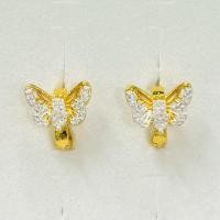 ราคา ต่างหูห่วงทอง ต่างหูทองชุบ (21767854253)