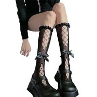 ราคา Yidea Hongkong ถุงเท้ายาวถึงเข่าถุงน่องตาข่ายผ้าตาข่ายเซ็กซี่เด็กผู้หญิงถุงเท้าสูงถุงเท้าสต็อกกิ้งคาวาอิพันแผลกลวงลายดอกไม้ (21344687149)