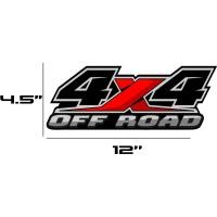 ราคา FORD รถยนต์ฟอร์ด สติ๊กเกอร์ FORD ตัว 4x4 ติดข้างท้ายกระบะ FORD RANGER ปี 2016 2024 สีเทาเข้ม (22600552901)