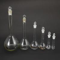ราคา Laboratory Supply With Stopper Transparent 5ml 100ml Clear Glass Volumetric Flask Glassware With Stopper Lab Chemistry (19757852149)
