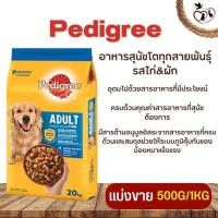 ราคา Pedigree เพดดิกรี อาหารสุนัขโตทุกสายพันธุ์ ช่วยให้น้องหมาของคุณ เติบโต แข็งแรง และมีความสุข แบ่งขาย 250G 500G 1KG (19079870264)