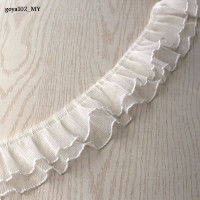 ราคา ริบบิ้น Goya102ริบบิ้นจีบลูกไม้ตาข่ายยาว8ซม ขนาด1ใช้สำหรับตกแต่งชุด DIY (22583838417)