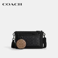 ราคา COACH กระเป๋าสะพายข้างผู้ชายรุ่น Holden Crossbody In Blocked Signature Canvas CW372 QBXAJ สีหลากสี (22821179398)