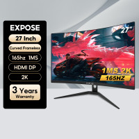 ราคา EXPOSE จอคอมพิวเตอร์ 27 นิ้ว จอคอม 165hz monitor 24 นิ้ว จอโค้ง เต็มจอไร้ขอบ จอคอมพิวเตอร์ Ultra HD LED IPS 1MS HDMI DP VGA รับประกัน 1ปี (22880411591)